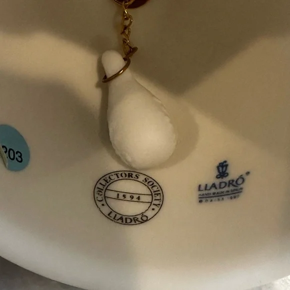 Lladró 1994 Winter Bell porcelain ornament